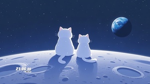 猫咪背影