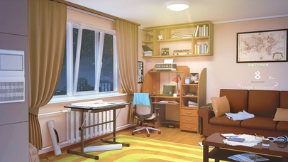 唯美治愈动漫卧室房间(动漫动态壁纸) - 动态壁纸下载 - 元气壁纸