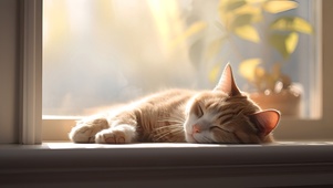 午睡的猫咪