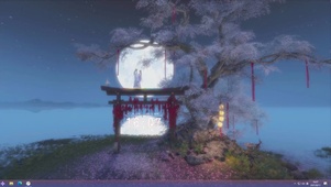 主题-月下樱花