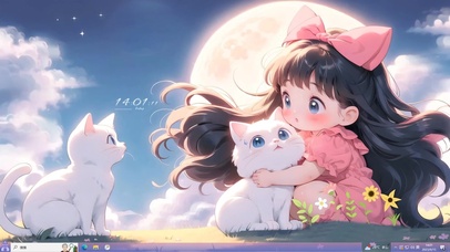 中秋一起看月亮