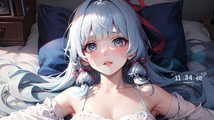 可爱清澈少女