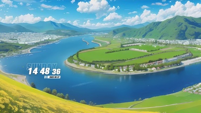 唯美治愈高山河流