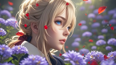 花漾壁纸|薇尔莉特·伊芙加登