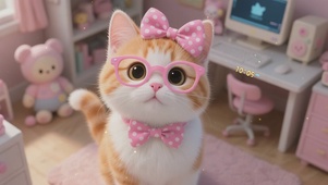 可爱桌宠猫咪