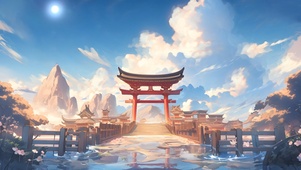 唯美 山门