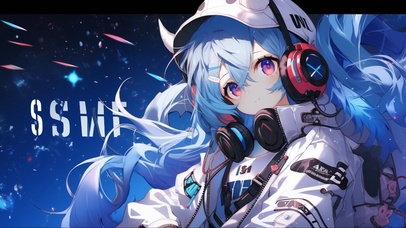 4k电竞耳机女孩