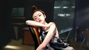 丸子头美少女