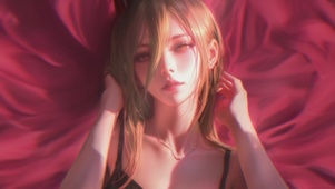链锯人动漫吊带美女动态壁纸