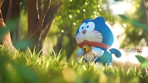 可爱森林叮当猫