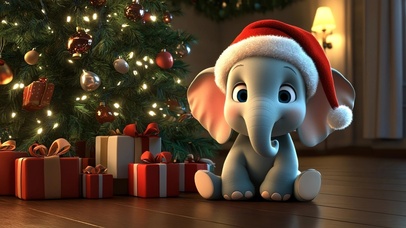 圣诞小象