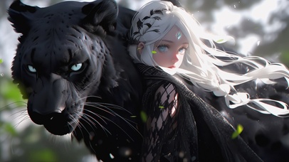 美女与野兽-黑豹守护