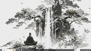 禅意水墨壁纸