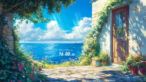 治愈海边房屋