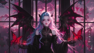 蝠翼少女