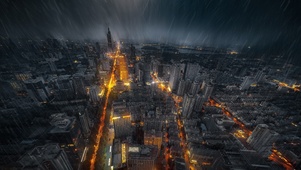 夜雨南京