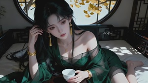 古风典雅长腿女神