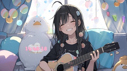 4k元气吉他少女