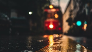 雨中列车