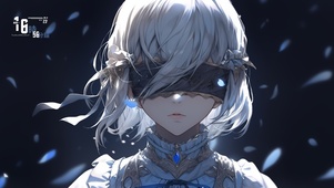 4K 蒙眼少女
