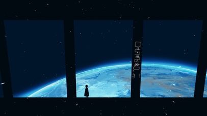 4K3D效果！空间电梯里的地球