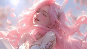 清纯粉发阿狸	