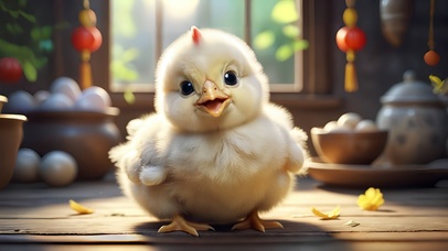 十二生肖之可爱鸡