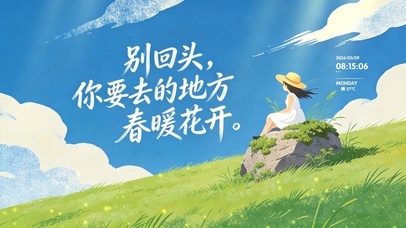 别回头，你要去的地方春暖花开