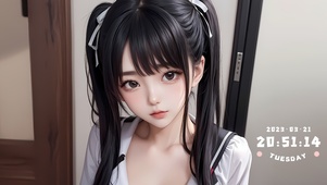 大眼美少女