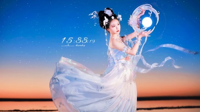 哇！美人映我心