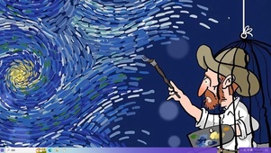 《星空》——梵高