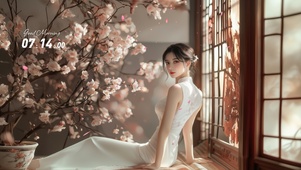 如同精致的雕塑，充满了静谧美感