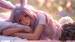 粉发兔兔少女
