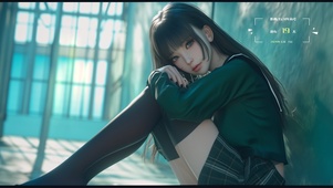 课间休息的女生