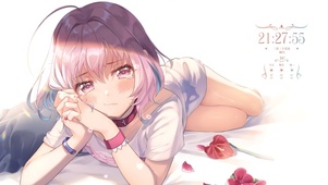 4K可爱娇羞女孩