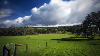 唯美蓝天白云大草原