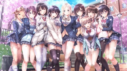 4K黑丝白丝JK制服美少女