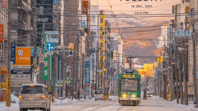 4K冬季物语(带真实时间）