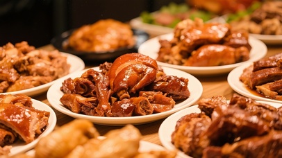 诱人美食 大鸡腿 卤肉