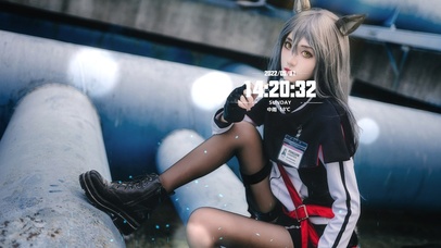 高清cos猫耳美女