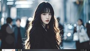 清纯长发气质美女