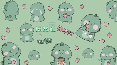 可爱的恐龙宝宝