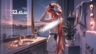 雪墨壁纸丨妮露丨夜色佳人丨