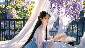 紫色系少女