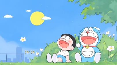 大雄和哆啦A梦的开心时刻