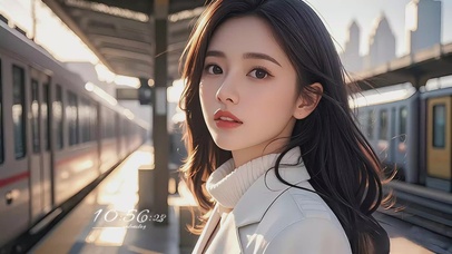 回眸一笑的女孩