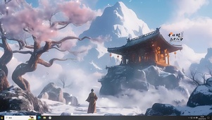 江湖雪景