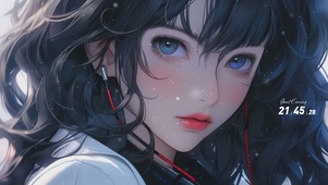 黑发少女