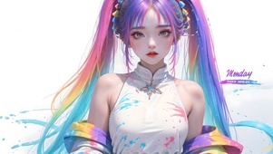 4k马尾辫女孩