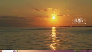 夕阳主题